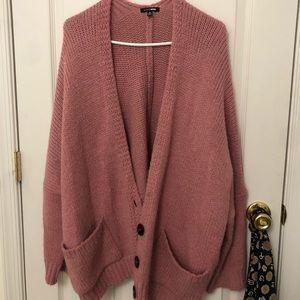 FashionNova Oversized Cardigan (MUAVE)